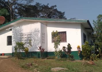 Front and side views of the CARI Administrative Building 