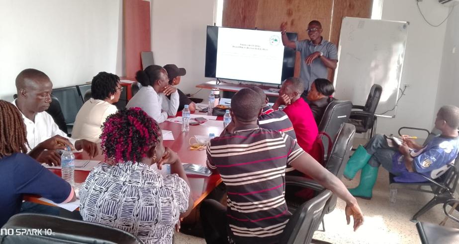 CARI Researchers listening to the overview of the Client Satisfaction Survey