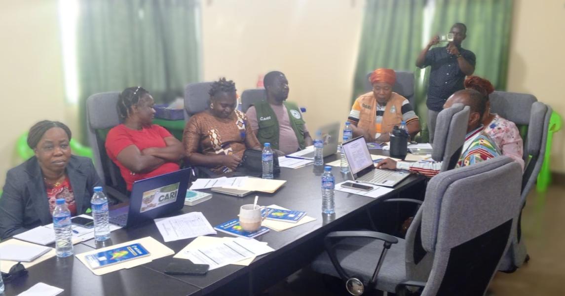 Breakout session: Stakeholders and researcher sreviewing the documents ahed of the launch