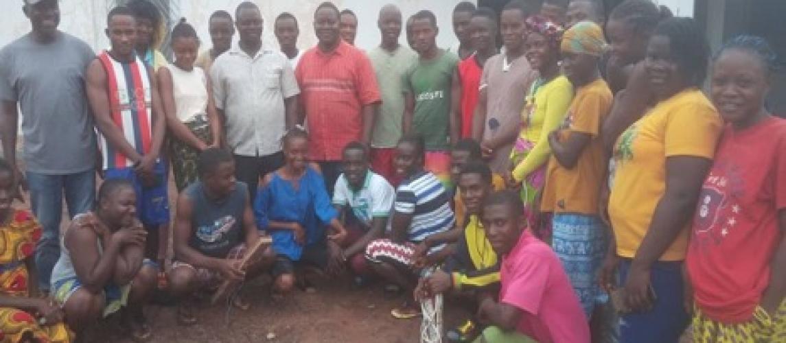 Flashback: Interns from ZMHS posed with Dr. Sumo during a welcoming ceremony. CARII/2022/Mark B. Newa