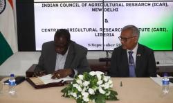 Dr. Arthur Bob Karnuah, Director General, signed on behalf of the Central Agricultural Research Institute