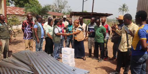 NDMA Identifies With CARI, Delivers 800 Sheets of Zinc to Renovate Homes Shattered by The Raging Rainstorm 